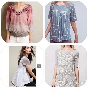 Anthropologie tops bundle